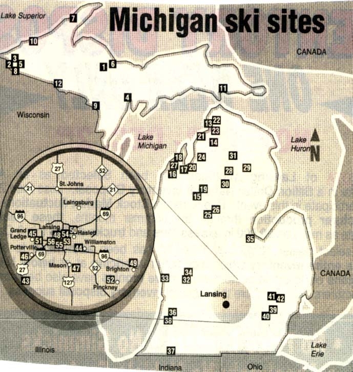 ski areas map