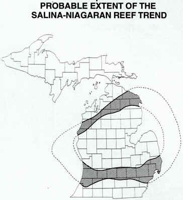 probable extent of the salina-niagaran reef.JPEG (32734 bytes)